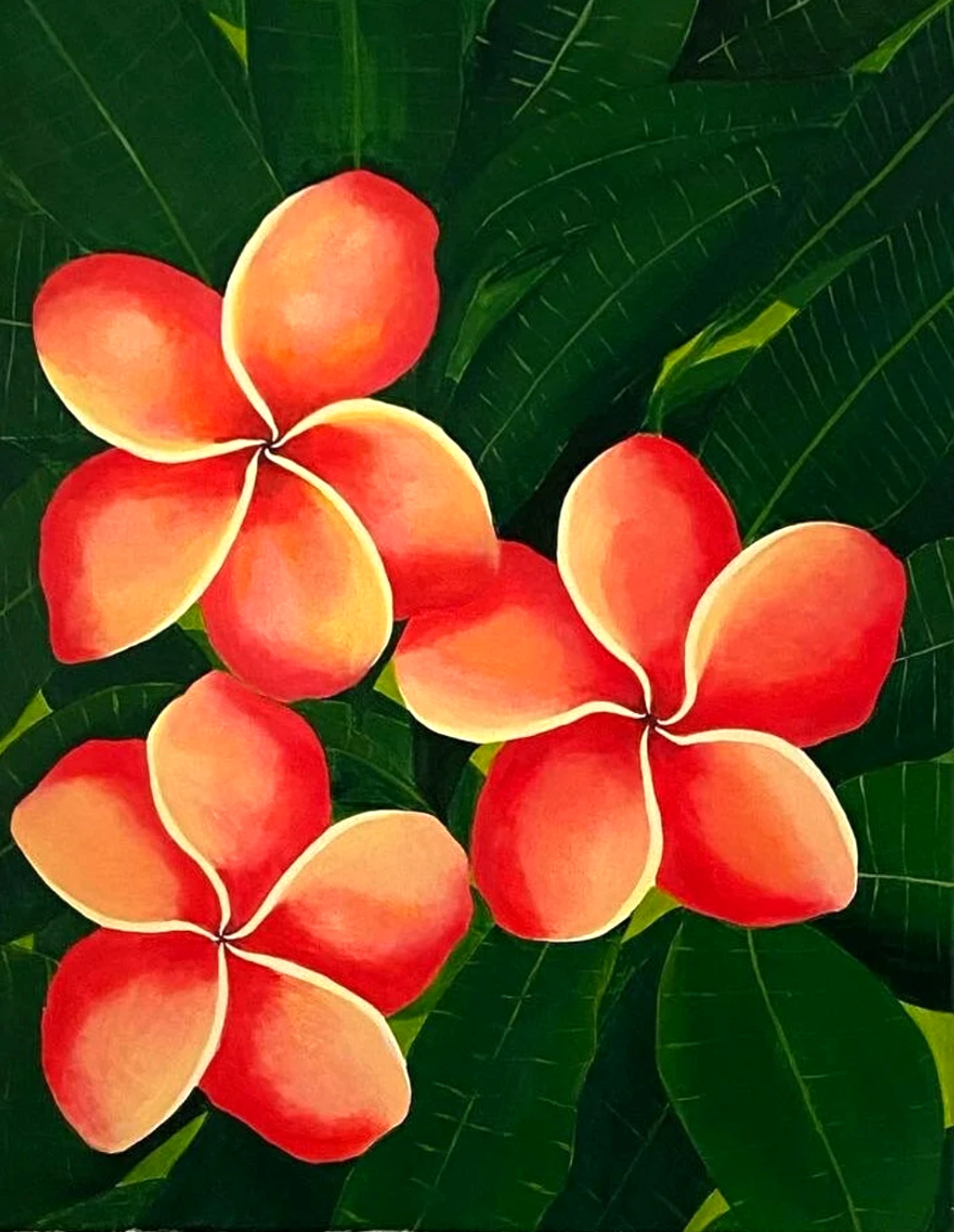 Tropical painting by Elsa Eve